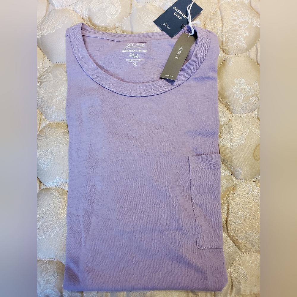 J Crew garment dyed SS Shirt XL NEW